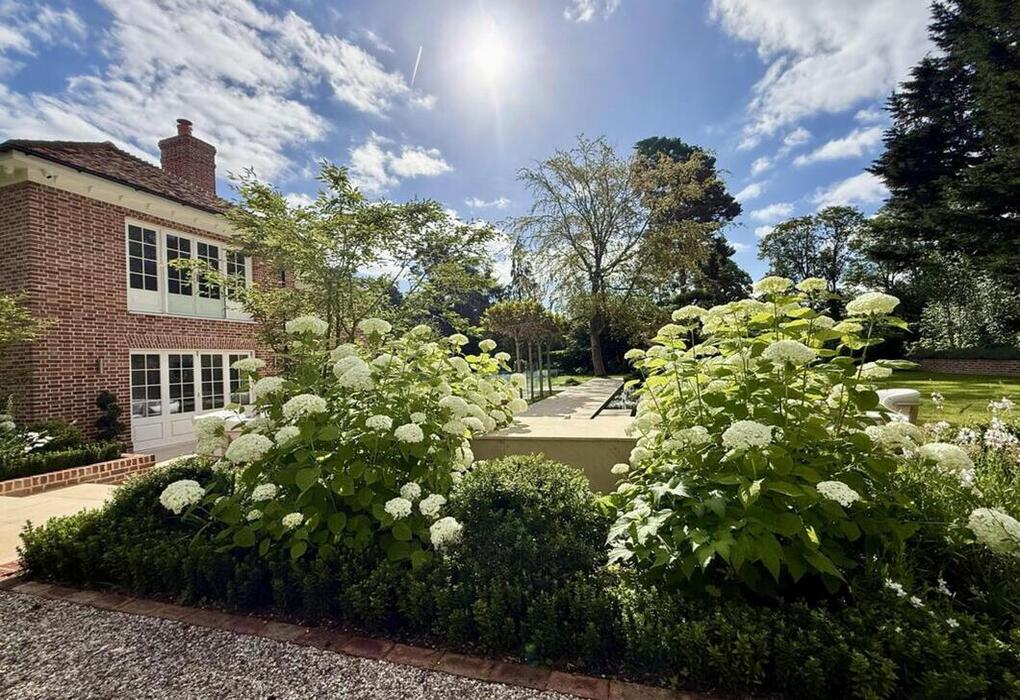Blog image_What to Expect from Professional Landscaping Services in Chelmsford. Garden desig Blog title_ What to Expect from Professional Landscaping Services in Chelmsford. Beautiful landscaped garden on display. Garden design and landscaping by The Essex Garden Co.